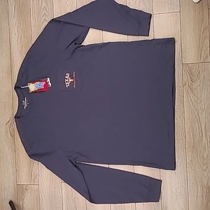 VINEYARD VINES Dark Navy UT Texas Tailgate Cotton Large Long Sleeve Shirt NEW‎